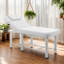 Table de massage professionnelle avec couche en mousse à mémoire de forme et tablette de rangement, lit de salon en mousse à mémoire de forme-757506883-757506884