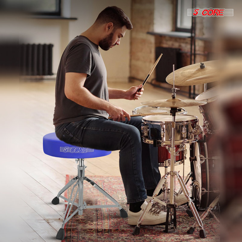 Tabouret de tambour 5 po, Bleu