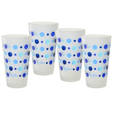 Libbey Vintage Flower Power Party Dots Cooler Glasses, 16-ounce, Set o –  Libbey Shop