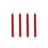 Unscented Flameless Taper Candle - 4 Count-99403185
