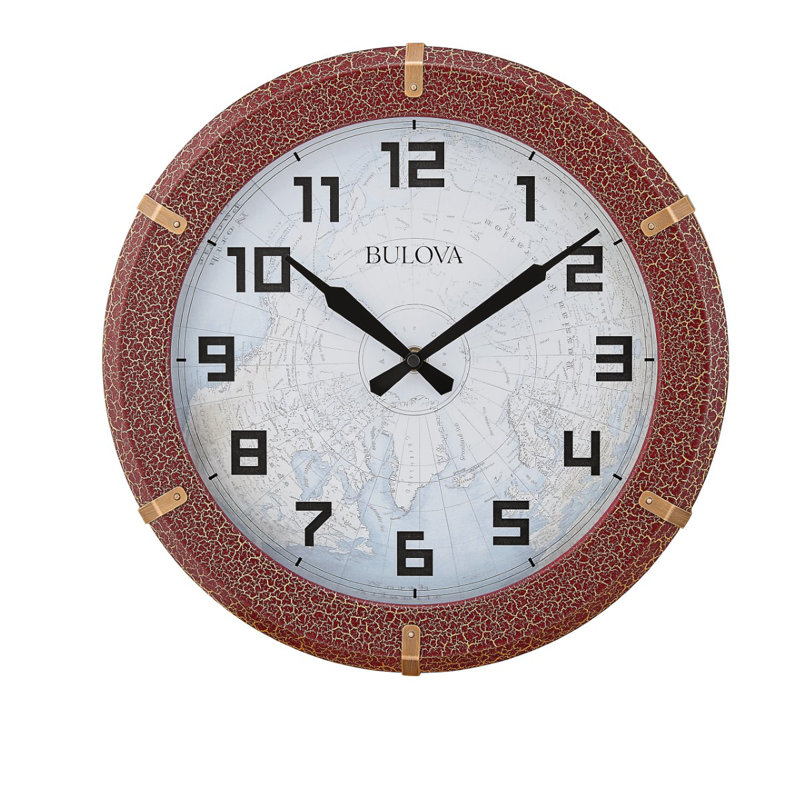 Breakwater Bay 8B7AEC70D40C48DCBB019166DBD0BA7A Cartographer Wall Clock
