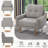 Mid Century Modern Accent Chair ，Upholstered Armchair，Comfy Reading Chair with Wood Legs-2076412220