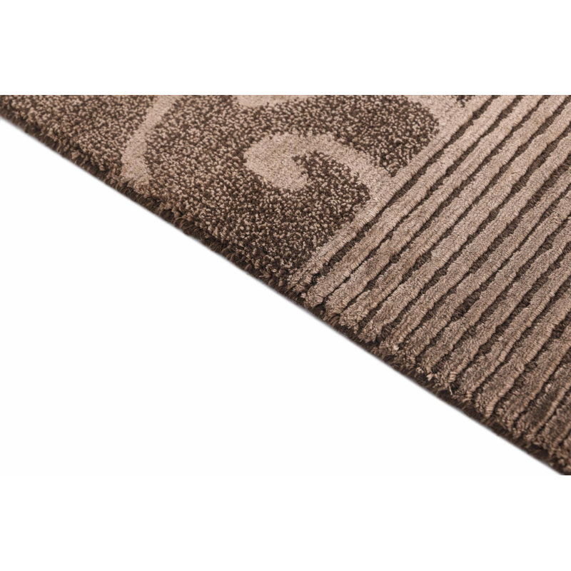 Tapis brun chocolat Outen