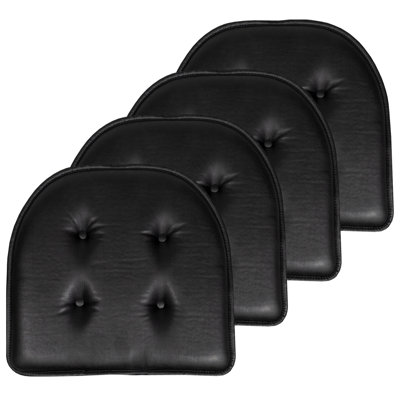 Coussin de chaise d'intérieur en similicuir