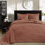 Couvre-lit réversible 3 pièces Clay Red