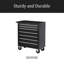 Coffre à outils roulant avec boîte à outils à 7 tiroirs avec roues Armoire de rangement multifonctionnelle pour outils, garage, entrepôt, atelier-485366438