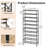 Large-Capacity Industrial Style Shoe Rack