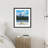 Abuzar Black Wood Picture Frame with Mat-342055555