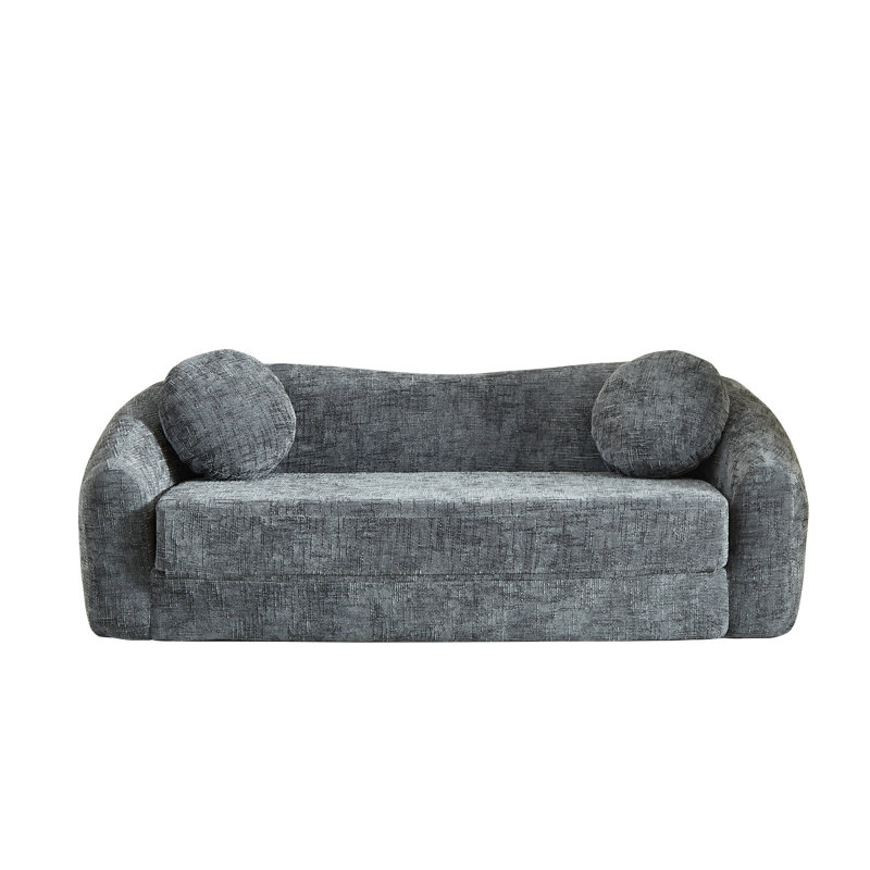 Canapés convertibles à compression, fauteuil inclinable 86 po Chenille