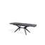 Larned Extendable Metal Base Dining Table