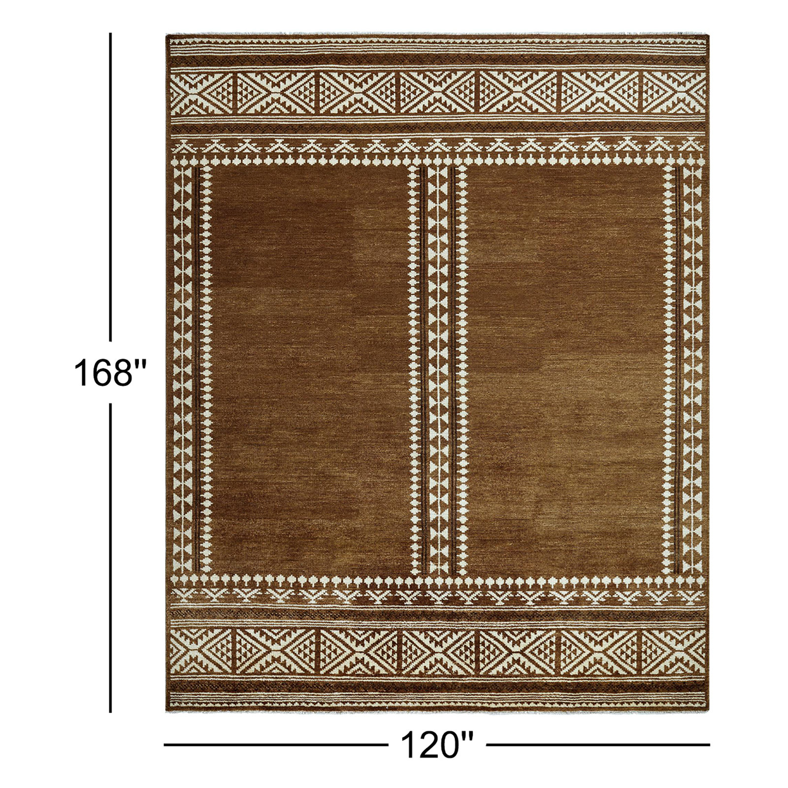 Riviera Hand Knotted Area Rug, Rectangle 10' x 14'