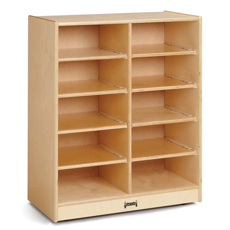 Rangement mobile à 10 cuves Jonti-Craft, Aucun, Standard