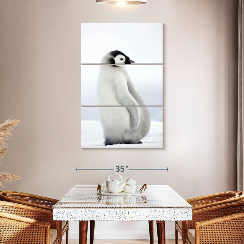 Adorable bébé pingouin Brampt, H 23 po x l 14 po