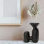 Vase en grès texturé