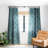 Heather Dutton Solstice Teal 1pc Blackout Window Curtain Panel-1055812174