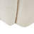 Polyester Arched Swivel Cream Accent Chair