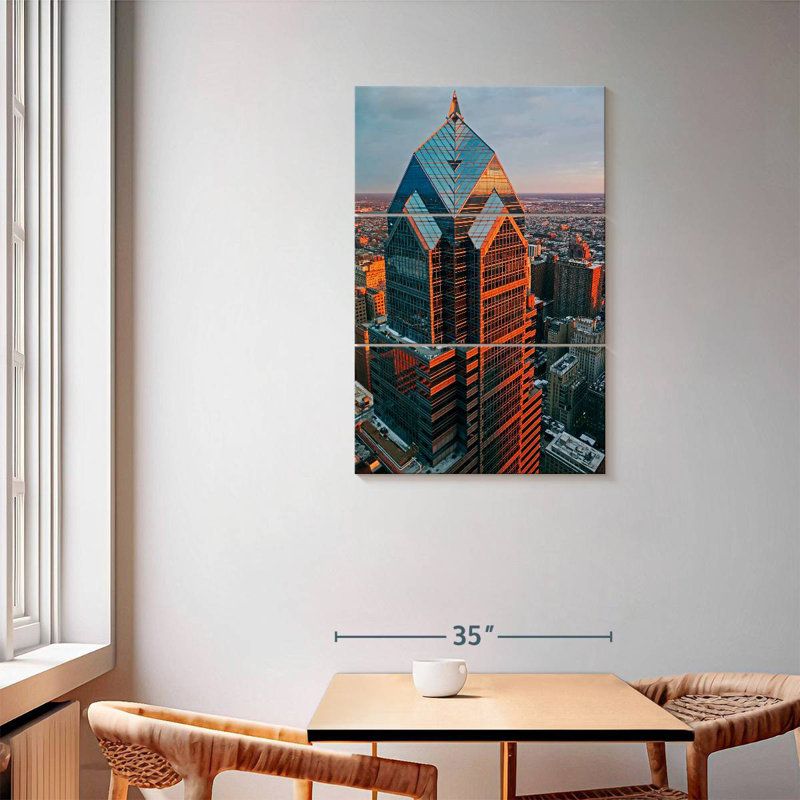 Lilie Liberty Place Skyscraper, 57" H x 36" W