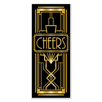 Great 20's Door Cover - 6' x 30" - Pack of 12