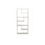 Lakitha 188 cm H x 85 cm W Steel Geometric Bookcase