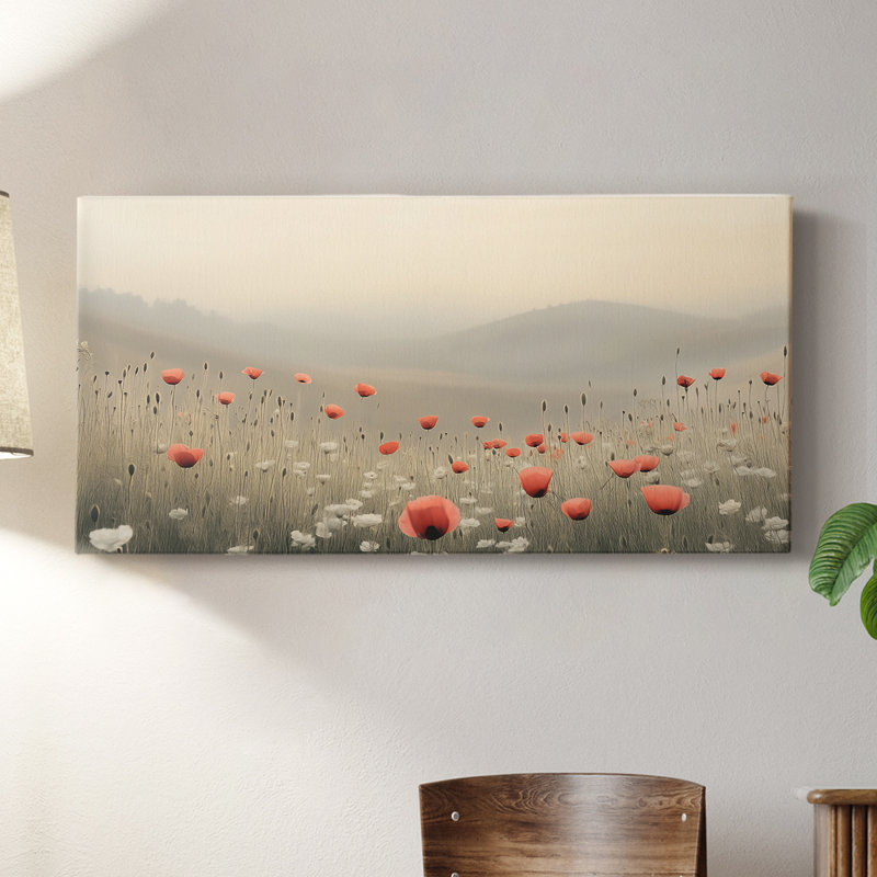 Botanical Series-CCXXXIX- Toile tendue avec châssis - Prêt à être accroché, H 20 po x l 40 po