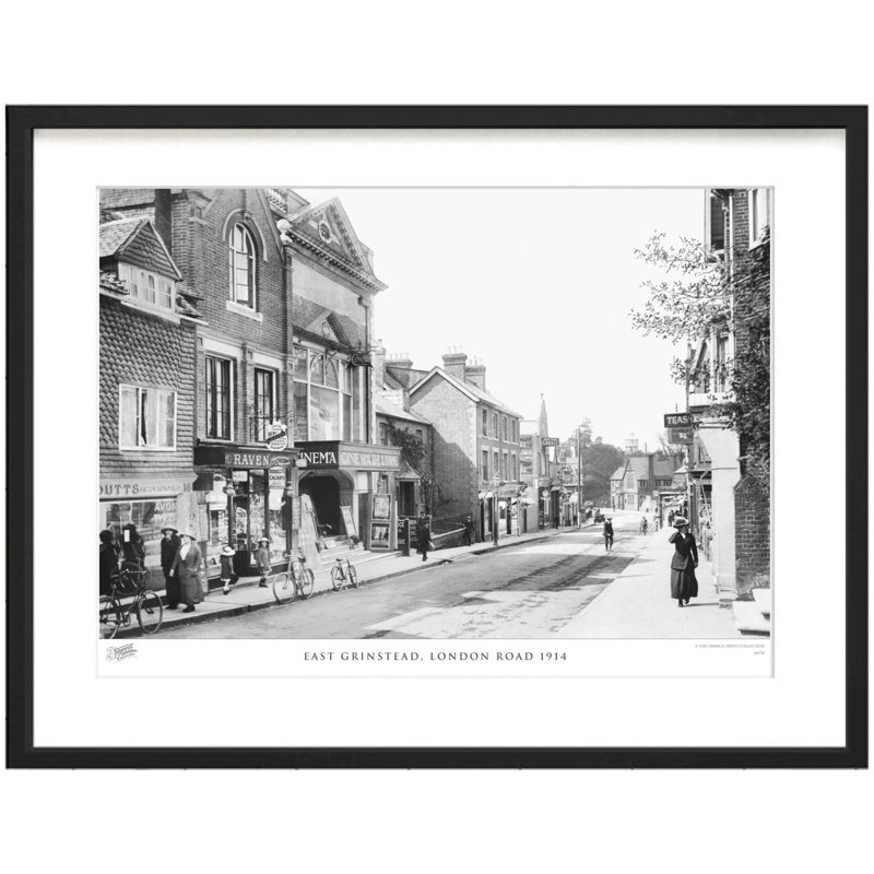East Grinstead, London Road 1914 by Francis Frith - Single Picture Frame Print, 40cm H x 50cm W x 2.3cm D