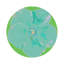 Hibiscus Vegan Leather Round Pebble Placemat-755206027