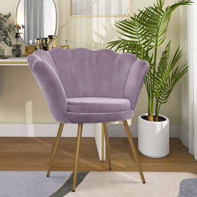 Velvet Barrel Chair