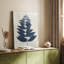 Fleurs pressées bleu marine - Cavas enveloppés de galerie-108843585