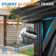  Pavillon de jardin 12 x 20 avec toit en métal Pavillon de jardin robuste à toit rigide avec rideau ignifuge et filet, pavillons de spa avec toit double en acier galvanisé, auvent extérieur pour patio, fête