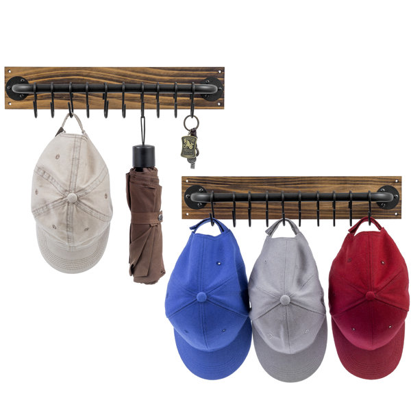 MY GIFT Metal 10 - Hook Wall Mounted Coat Rack | Wayfair.co.uk