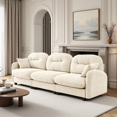 Sofa, 3 Seater Sofa, Chenille Sofa