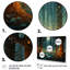 «Glowing Lights In The Full Moon Forest Magic», art mural prairie-97457661-97457662