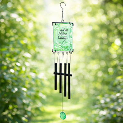 Indoor Outdoor Wind Chimes, Butterfly Wind Chimes, Decorative Wind Chimes,"live Love Laugh", Clear And Pleasant Sound