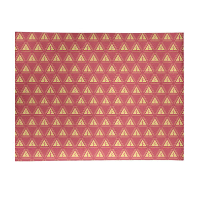 Tapis de zone orange/jaune minimal trees