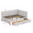 Cathaline Full Size Upholstered Daybed with 2 Storage Drawers Sofa Bed Frame-1496762140