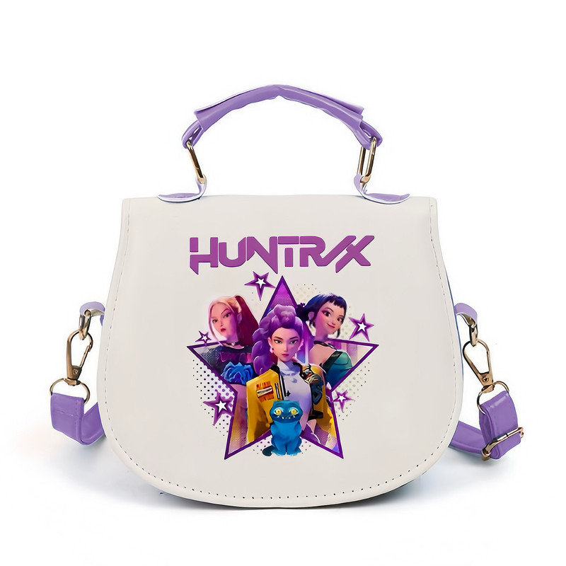 Sac à main Kpop Demon Hunters, 7,8 po x 7,8 po x 2,3 po, Kpop 