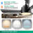 Socket Fan Light, 3000LM Ceiling Fans With Lights And Remot...