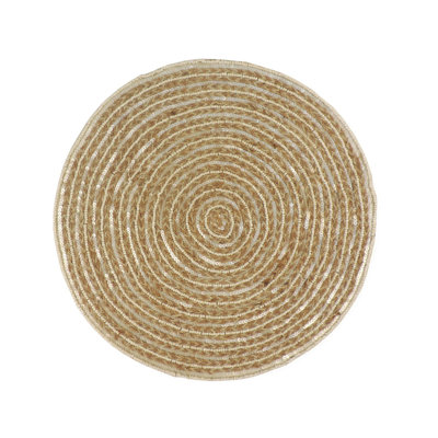 No Pattern Round Placemat