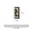 Black White Gray Abstract Led Sandstone Wall Art Entryway-1584884066