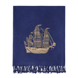 Ship Embellished Throw