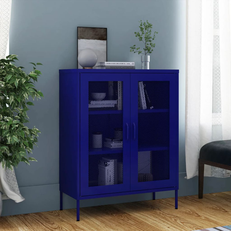 Classeur avec tablettes de rangement pour le couloir, Blanc