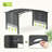 Aluminum Outdoor Pergola with Slightly Arched Canopy and Retractable Shade-97910840-97910842