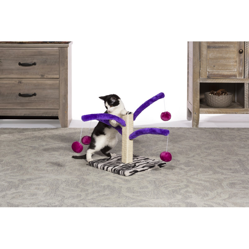 Hoang Power Paws Plush Cat Scratching Post