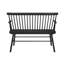 Chaise en bois noir 1pc