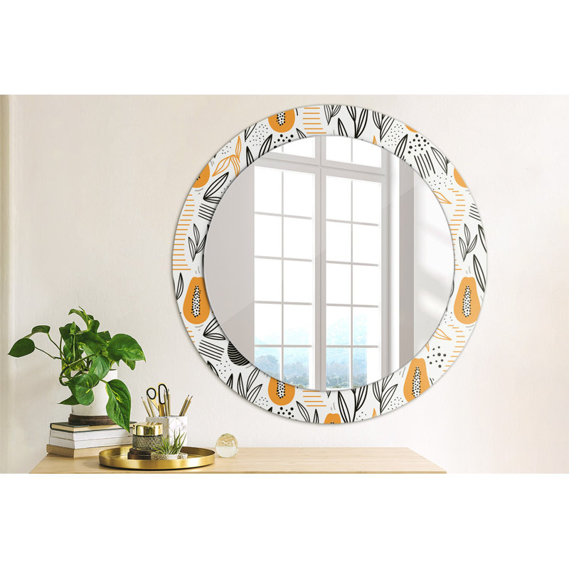 Huldar Glass Flat Wall Mirror
