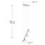 Luminaire suspendu grappe 3 lumières Renmarco-1219043786