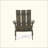 FOLDABLE ADIRONDACK CHAIR With Rich Acacia Wood And Sleek Design For Outdoor Comfort And Convenience-1950561528