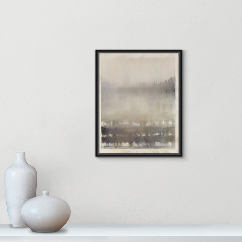 Équilibre équilibré III par Irena Orlov, H 21,5 po x l 17,5 po, Cadre flottant noir