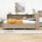 Three Drawers Daybed with Storage Shelves and Slats-1332233122