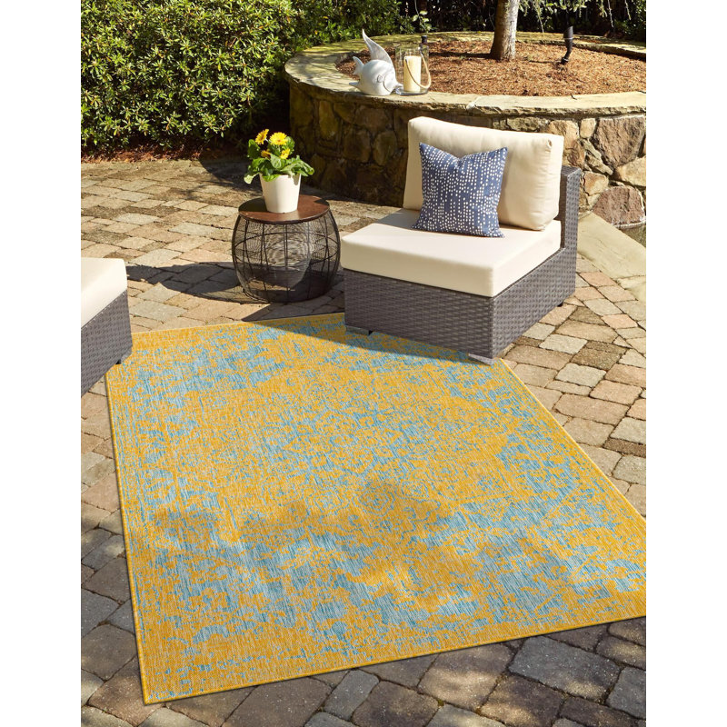Tapis d'extérieur Jill Zarin, Rectangle 5 pi 3 po x 8 pi